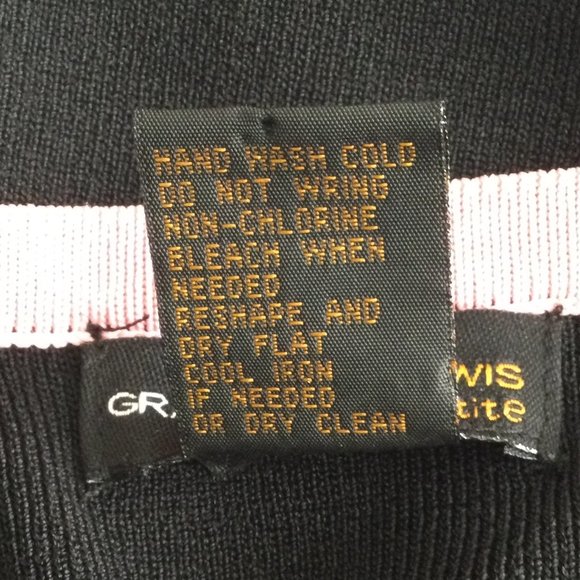 Grace Lewis Sweater Set, Black/Pink, Petite Small - Picture 7 of 9